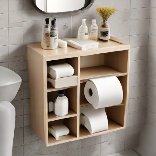 Afbeelding van Opvouwbare toiletorganizers: de ideale oplossing voor kleine huizen