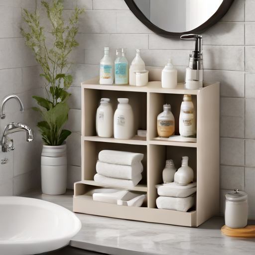 Afbeelding van Organiseer met opvouwbare toiletorganizers: Tips & Tricks