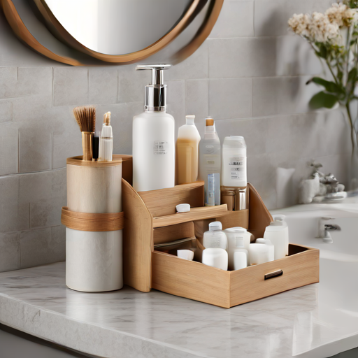 Afbeelding van Ontwerp je eigen opvouwbare toiletorganizers voor de badkamer