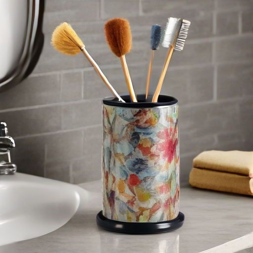 Afbeelding van Verven van plastic wc-borstelhouders voor unieke stijl