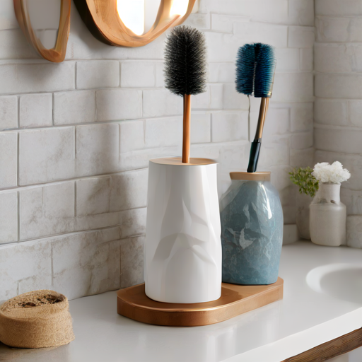 Afbeelding van Maak je eigen plastic wc-borstelhouders met DIY-ideeën