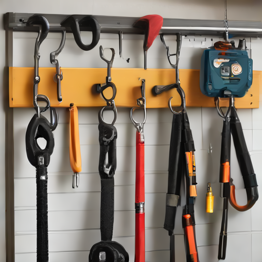 Afbeelding van Herbruikbare ophanghaken in de garage: tips en trucs