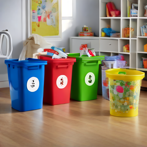 Afbeelding van Beste plastic afvalbakken voor kinderen: een gids
