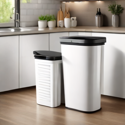 Afbeelding van Gebruiksvriendelijke plastic afvalbakken voor elk huishouden