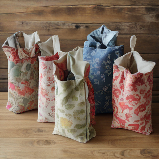 Afbeelding van Maak je eigen herbruikbare zakkenhouders van stof