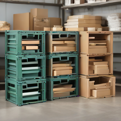 Afbeelding van Top herbruikbare vouwkratten voor optimale opslag