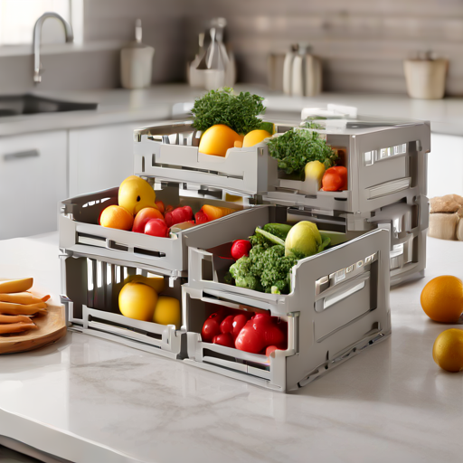 Afbeelding van Herbruikbare vouwkratten voor levensmiddelen: de beste keuzes
