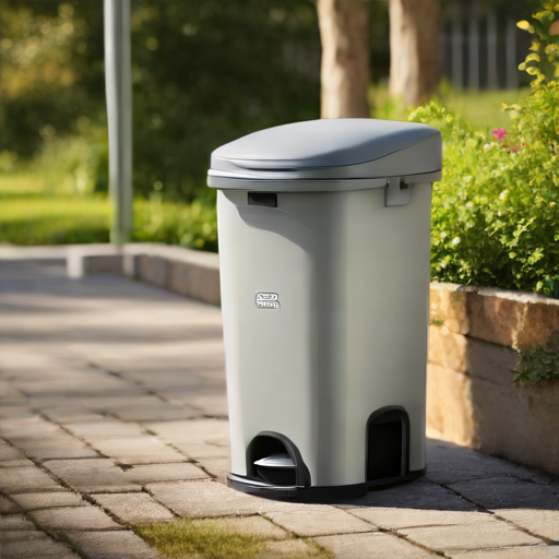 Afbeelding van Geschikte plastic pedaalemmers voor buitengebruik