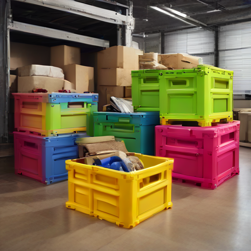 Afbeelding van Opvouwbare opslagkratten: de ideale oplossing voor verhuizingen