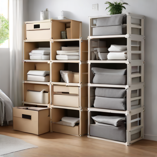 Afbeelding van Top opvouwbare opslagkratten voor studentenhuisvesting