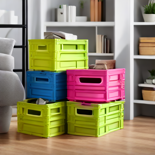 Afbeelding van Goedkoopste opvouwbare opslagkratten: bespaar vandaag nog!