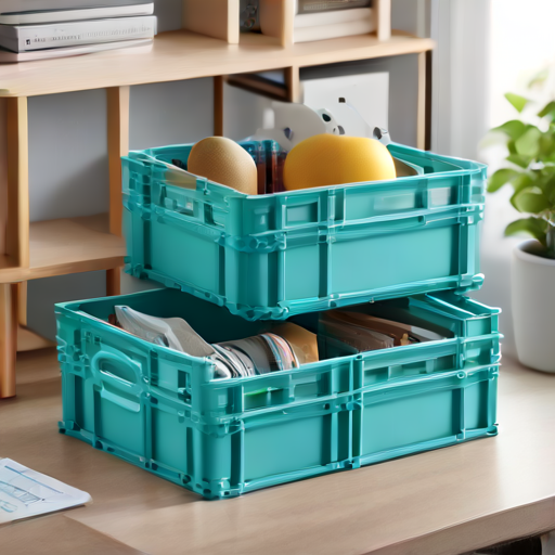 Afbeelding van Opvouwbare opslagkratten: kosten en voordelen in de winkel