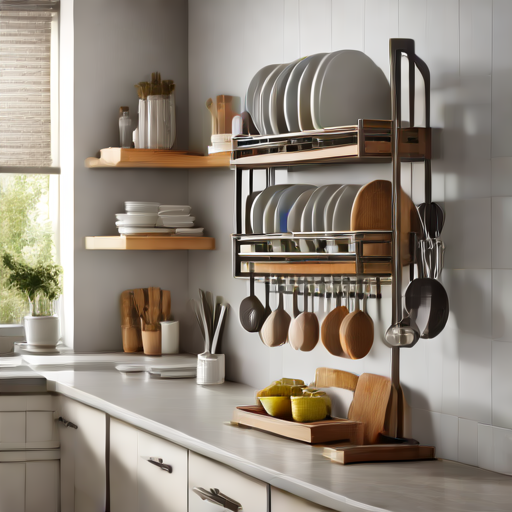 Afbeelding van Veiligheid van multifunctionele keukenrekken in de keuken