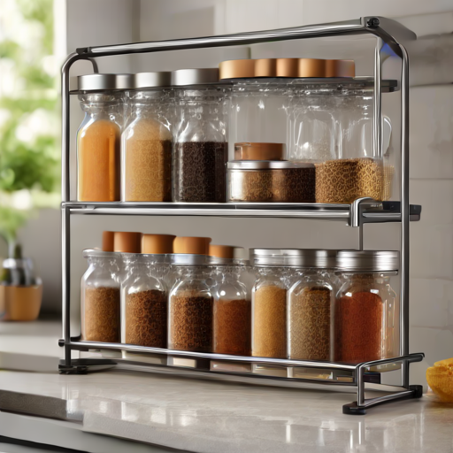 Afbeelding van Multifunctionele keukenrekken voor kruidenopslag