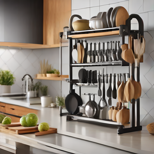 Afbeelding van Multifunctionele keukenrekken: tips voor optimale organisatie