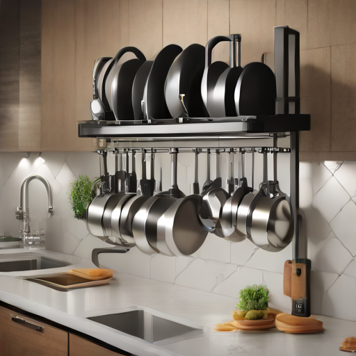 Afbeelding van Ontdek de beste multifunctionele keukenrekken voor pannen