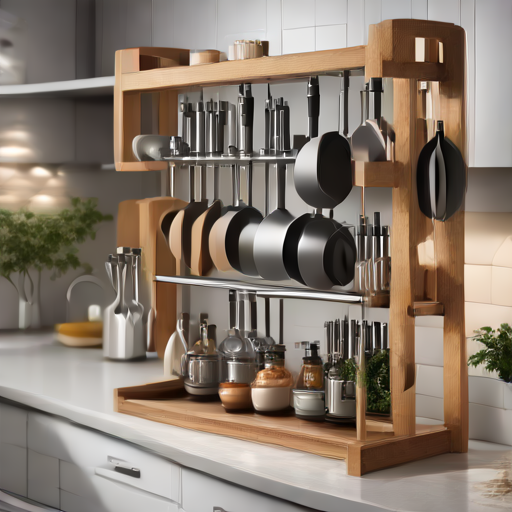 Afbeelding van Multifunctionele keukenrekken: jouw ideale keukenoplossing