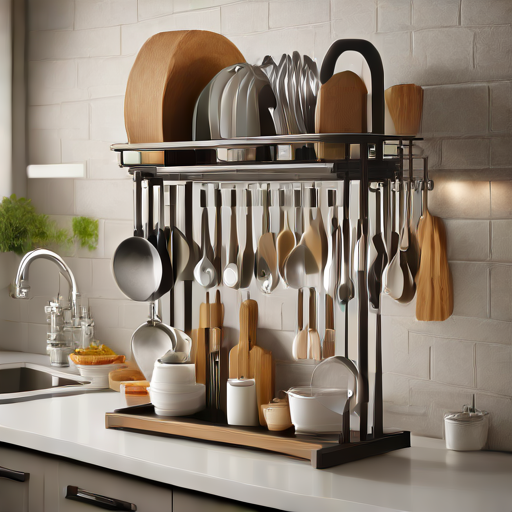 Afbeelding van Multifunctionele keukenrekken voor kleine ruimtes