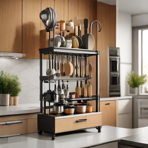 Afbeelding van Hoeveel multifunctionele keukenrekken heb ik nodig?