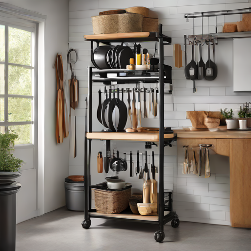 Afbeelding van Multifunctionele keukenrekken in de garage: Tips & Voordelen