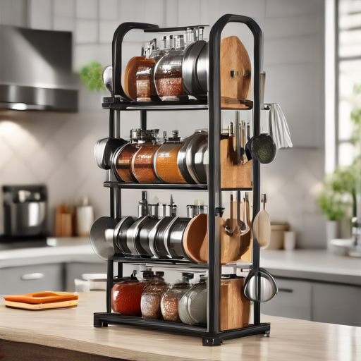 Afbeelding van Organiseer je keuken met multifunctionele keukenrekken