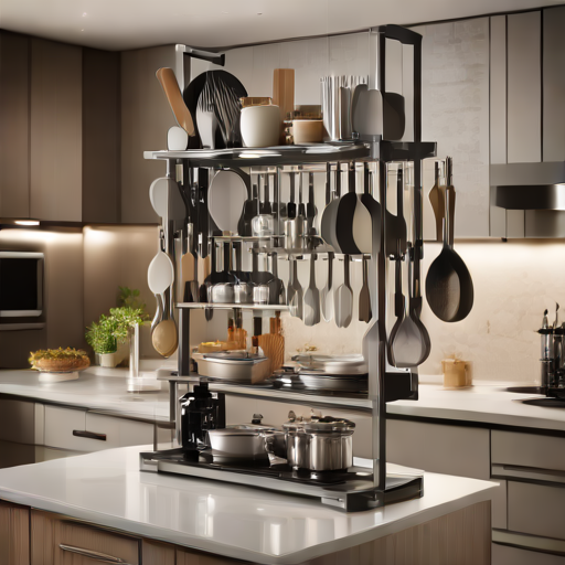 Afbeelding van Multifunctionele keukenrekken: slim en veelzijdig