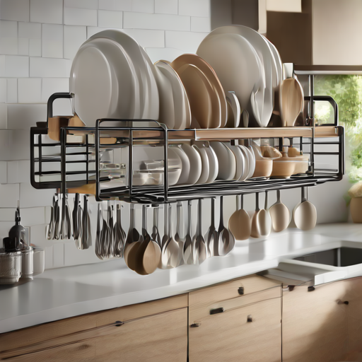 Afbeelding van Ontdek de Beste Multifunctionele Keukenrekken voor Servies