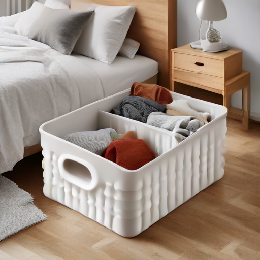 Afbeelding van Beste plastic opbergmandjes voor onder het bed