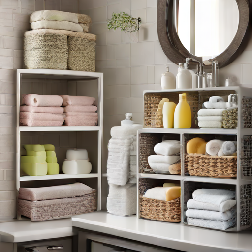 Afbeelding van Plastic opbergmandjes in de badkamer: de beste keuze