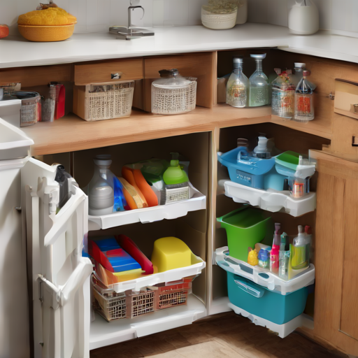 Afbeelding van Beste plastic opbergmandjes voor onder de gootsteen