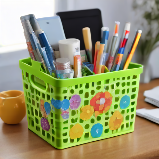 Afbeelding van Personaliseer je plastic opbergmandjes eenvoudig zelf