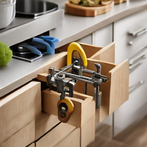 Afbeelding van Multifunctionele keukenladeklemmen voor elke stijl