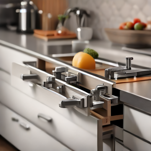 Afbeelding van Goedkoopste multifunctionele keukenladeklemmen met korting