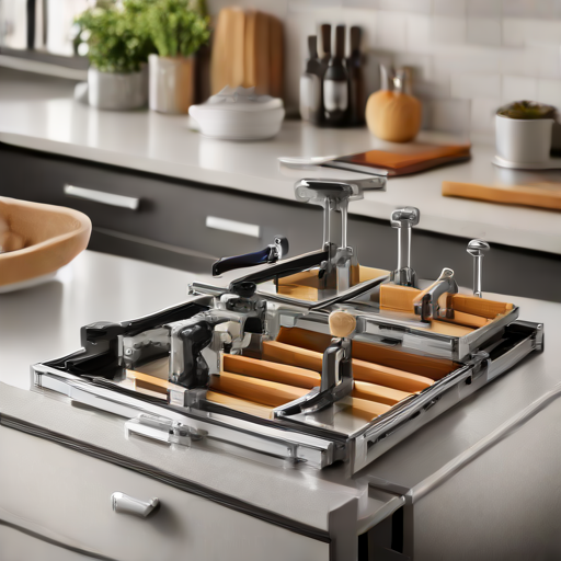 Afbeelding van Multifunctionele Keukenladeklemmen en Accessoires