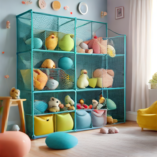 Afbeelding van Multifunctionele opbergnetten voor speelgoed kopen