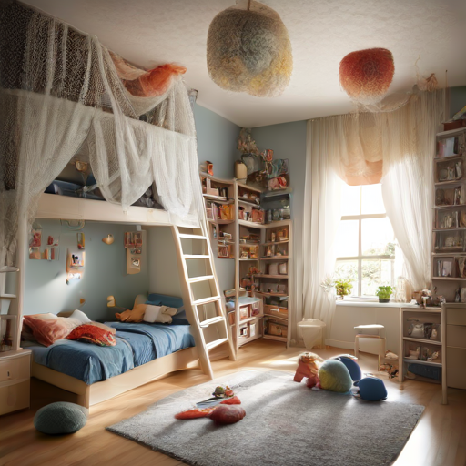 Afbeelding van Multifunctionele opbergnetten voor de kinderkamer