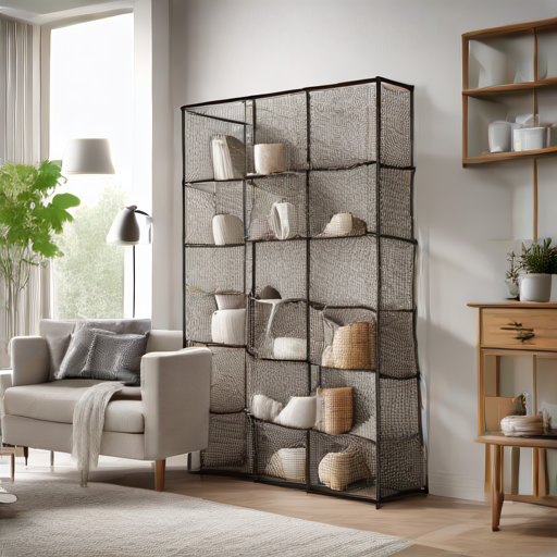 Afbeelding van Multifunctionele Opbergnetten in Jouw Interieurdesign