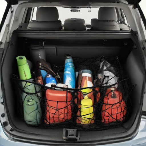 Afbeelding van Maak multifunctionele opbergnetten voor in de auto