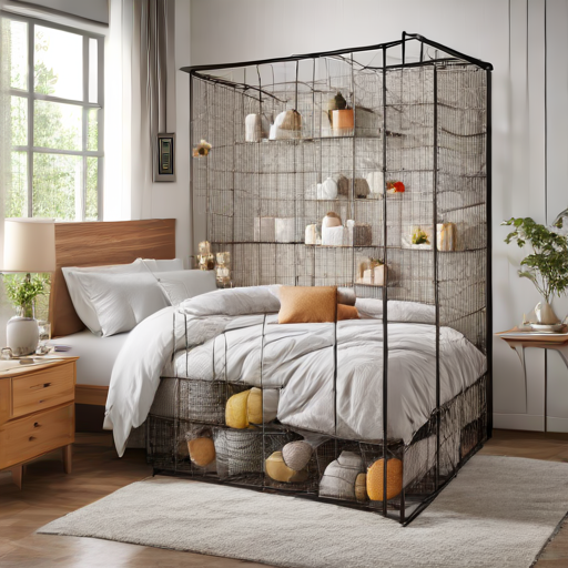 Afbeelding van Multifunctionele Opbergnetten voor de Slaapkamer: De Voordelen
