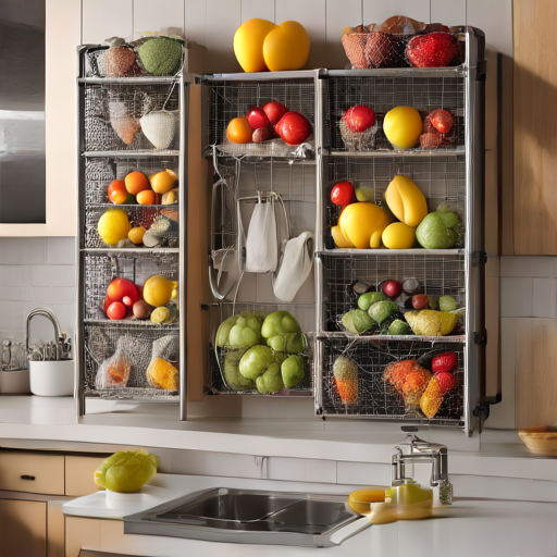 Afbeelding van Multifunctionele opbergnetten voor de keuken: ontdek ze nu!