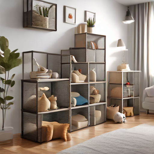 Afbeelding van Ruimtebesparing met multifunctionele opbergnetten