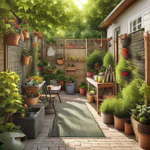 Afbeelding van Multifunctionele opbergnetten voor je tuin gebruiken