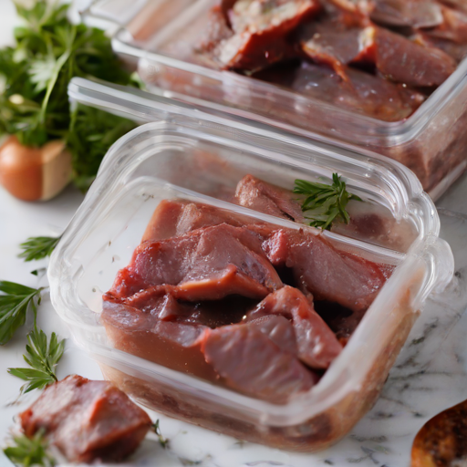 Afbeelding van Is plastic vleesmarinadebakken veilig voor voedsel?