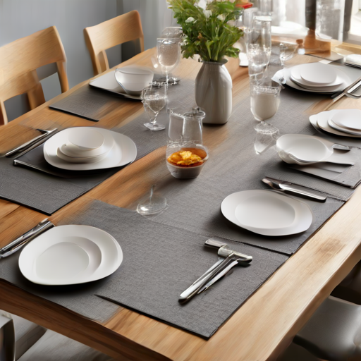 Afbeelding van Multifunctionele placemats: De perfecte tafelaccessoire