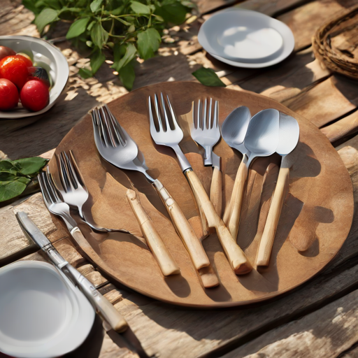 Afbeelding van Herbruikbare besteksets: Duurzaam barbecuegenot