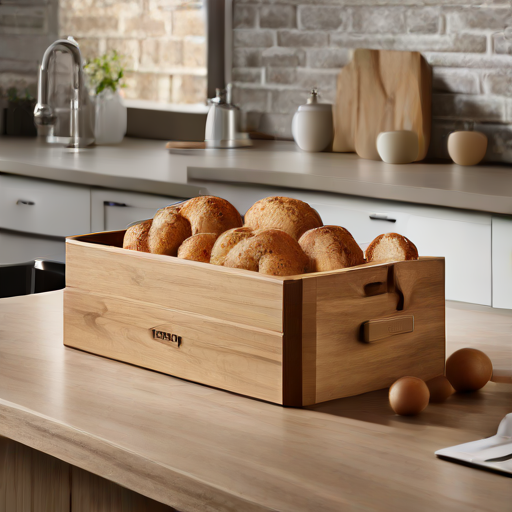 Afbeelding van Multifunctionele Broodtrommels voor Voedselbewaring