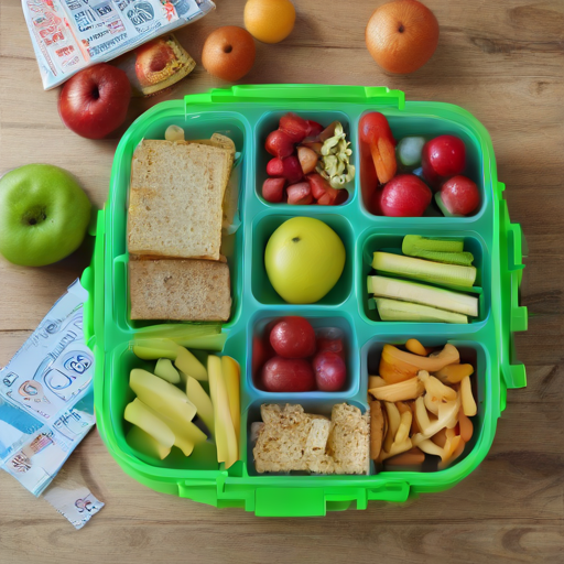 Afbeelding van Geschikte plastic lunchorganizers voor kinderen