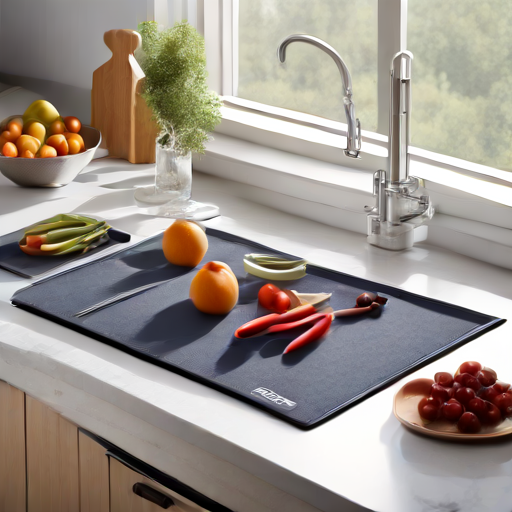 Afbeelding van Multifunctionele Afdruipmatten: Slimme Keukeninvestering