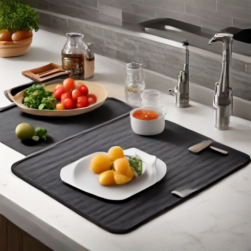 Afbeelding van Beste multifunctionele afdruipmatten voor kleine keukens