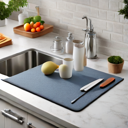 Afbeelding van Duurzame multifunctionele afdruipmatten voor uw keuken
